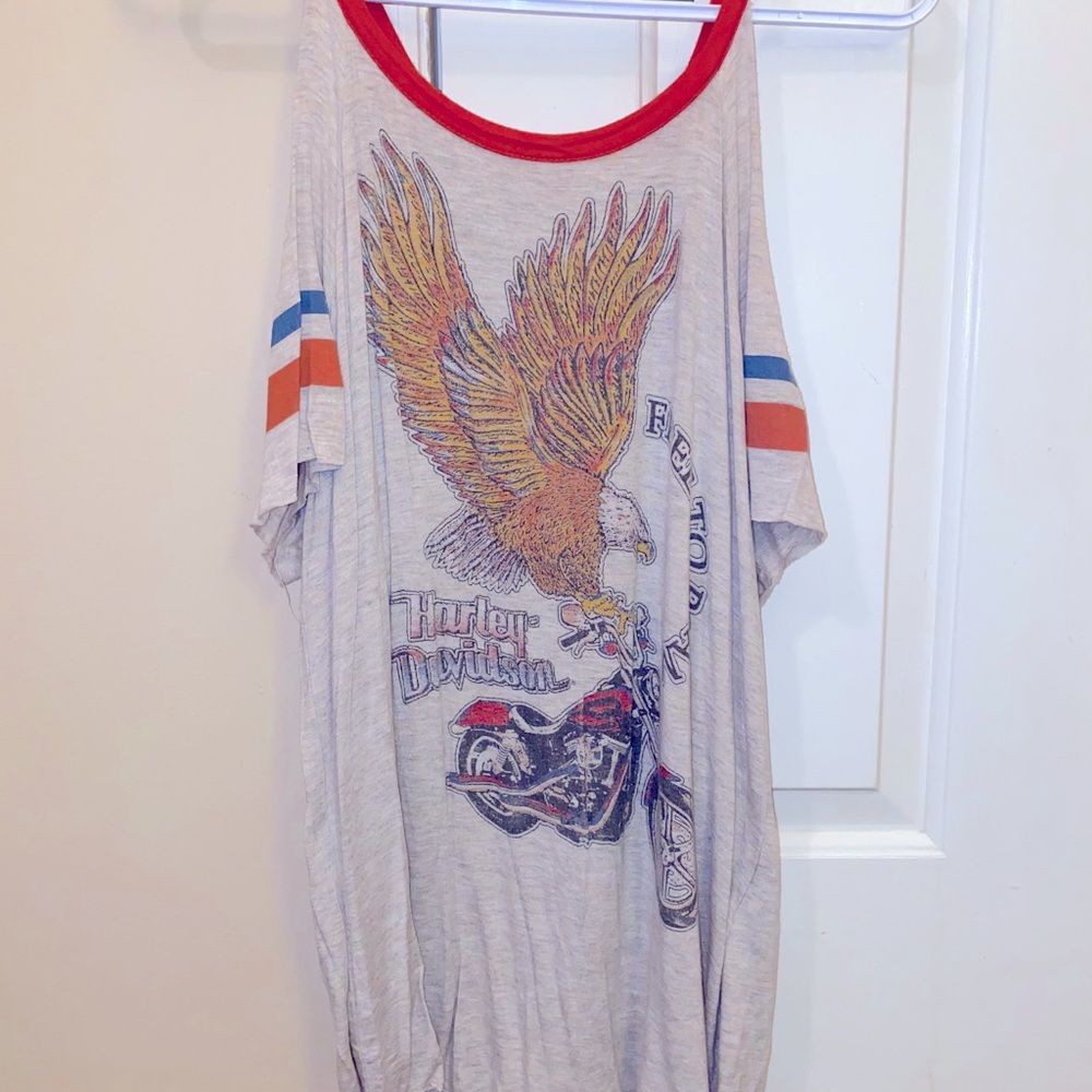 Harley-Davidson Cold Shoulder Tee